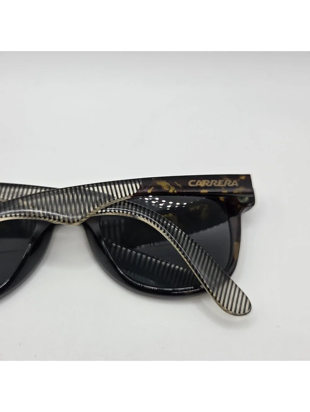 Carrera Glasses Frames Only 6000 858JO Brown Tortoise Stripes Made In Slovenia